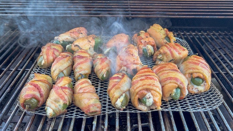 armadillo eggs on the grill