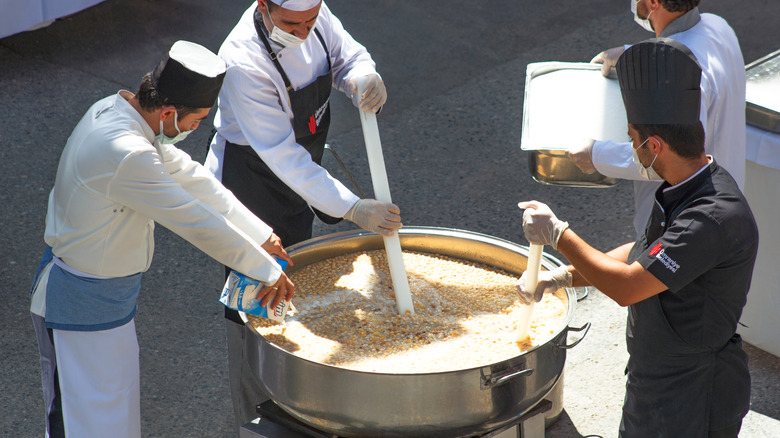 chefs preparing ashura