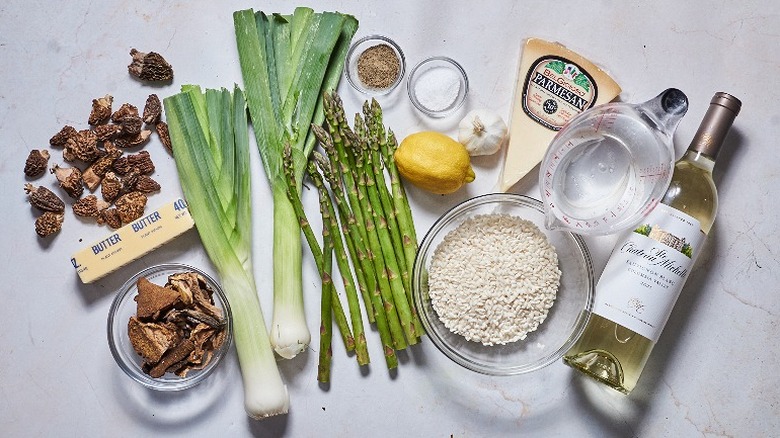 ingredients on a table