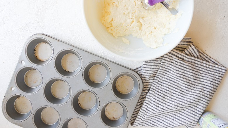 Baking pao de queijo