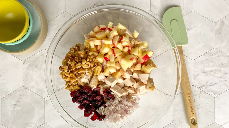 ingredients prepped in a mixing bowl