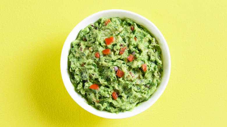 Bowl of guacamole