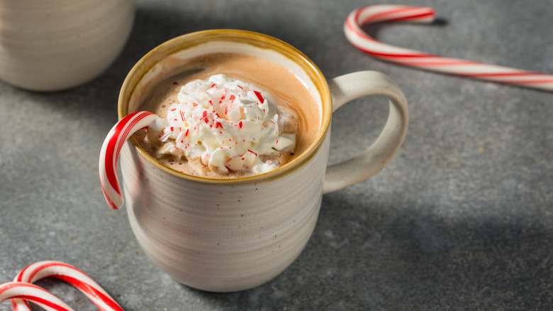 peppermint hot chocolate