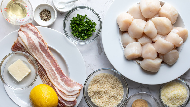 bacon-baked scallops ingredients