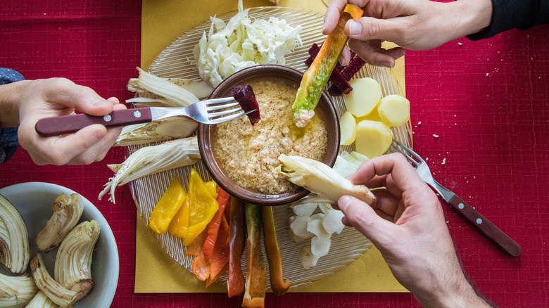 Bowl of bagna cauda