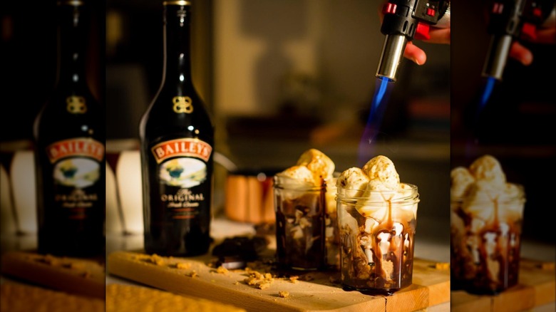 Bailey's Smores Float