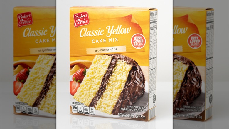 baker's corner classic yellow cake mix