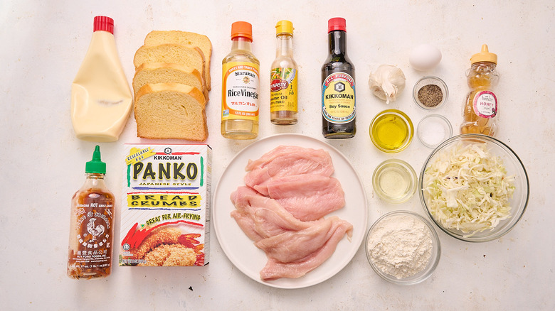 ingredients on a table