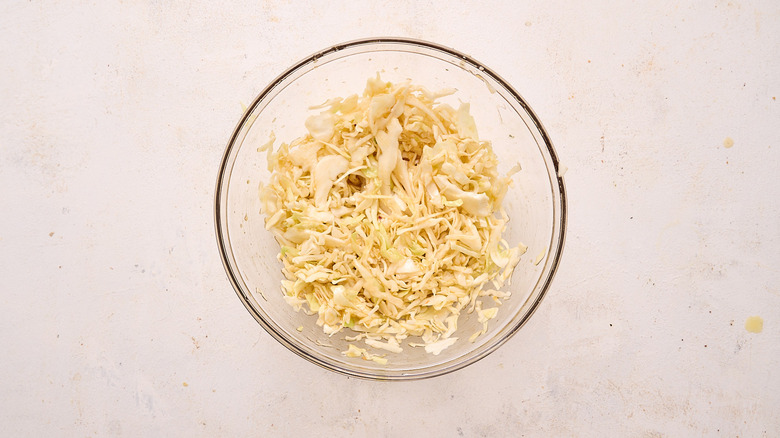 coleslaw in a bowl