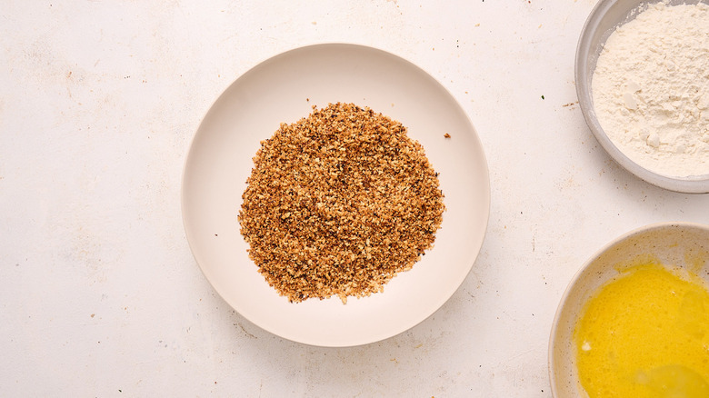 toasted panko in a bowl