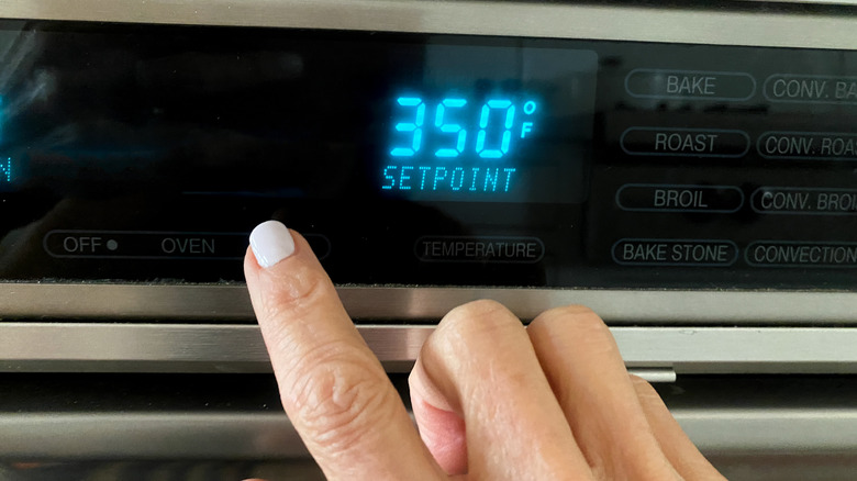 oven temp at 350