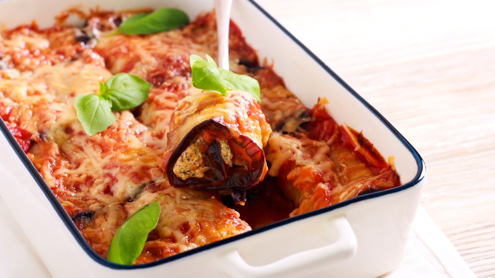 Baked Eggplant Rollatini Is A Fresh Spin On The Traditional Fried Version 3203