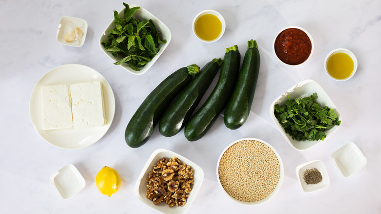 zucchini couscous ingredients