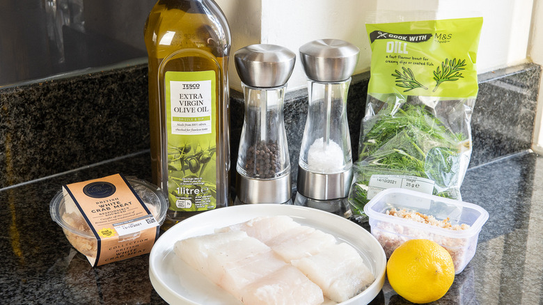 ingredients for stuffed haddock