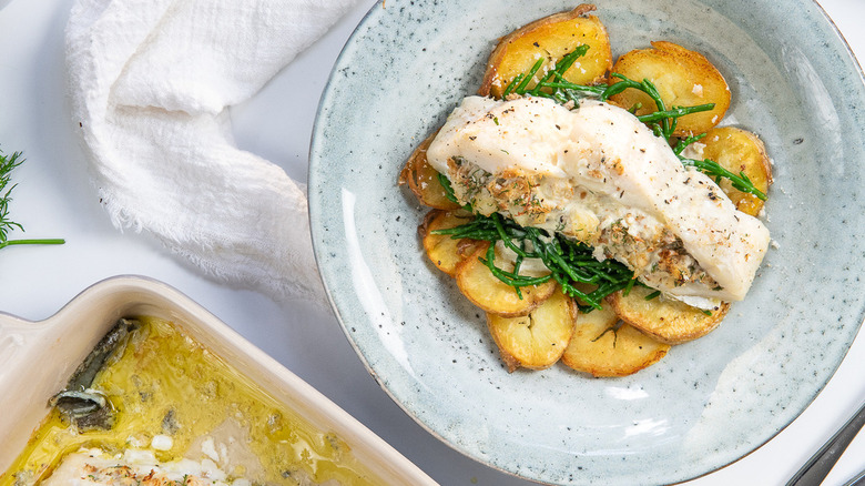 haddock stuffed with crab