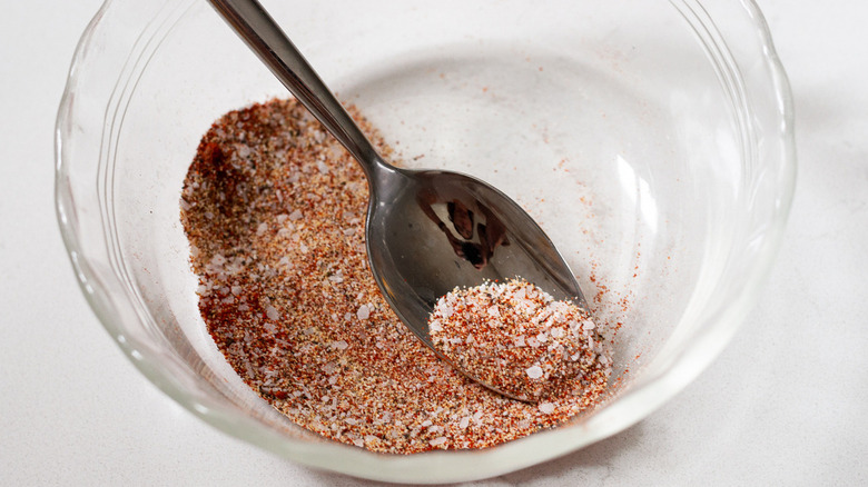 mixed spices in bowl