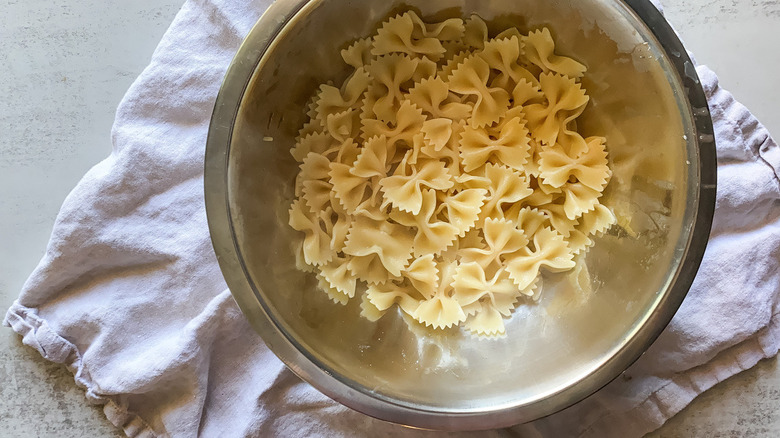 farfalle or bow-tie pasta