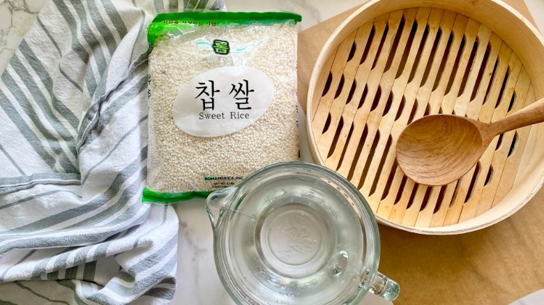 Bamboo Steamer Sticky Rice Recipe