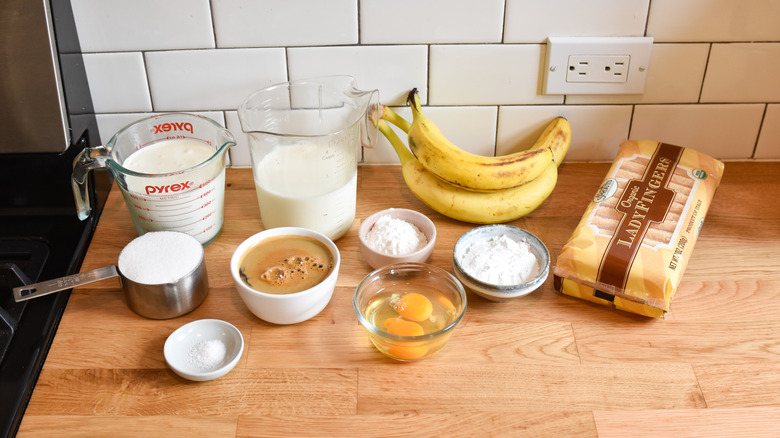 ingredients for banana pudding tiramisu