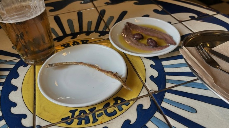 Jai-Ca's cantabrian anchovy and its crispy spine