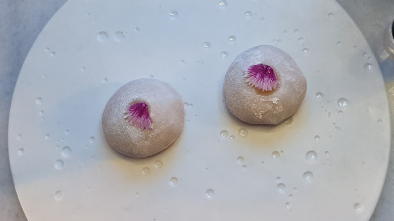 Mont Bar's sobrasada and cheese-filled mochi