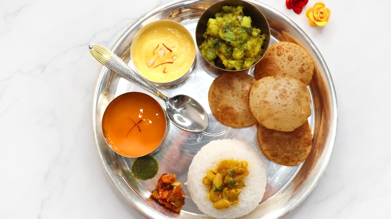 Traditional thali 