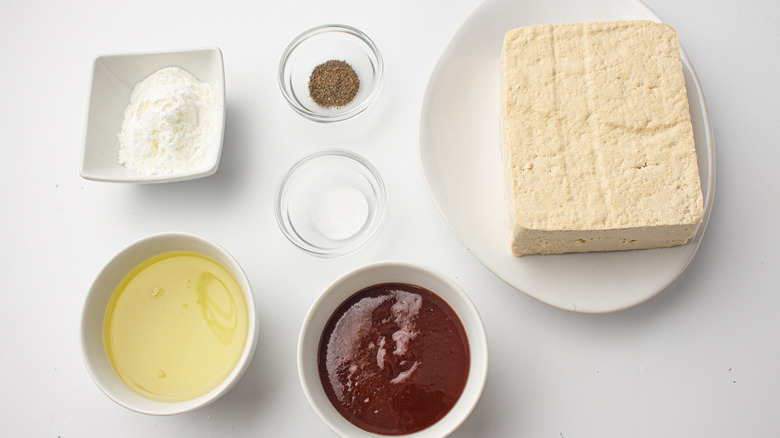 ingredients for bbq tofu