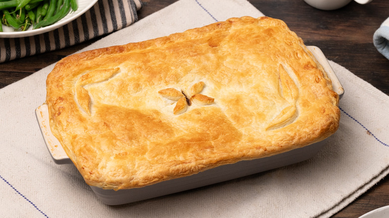 beef bourguignon pot pie