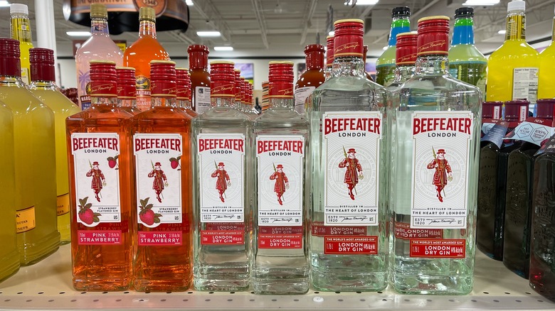 Beefeater on store shelf