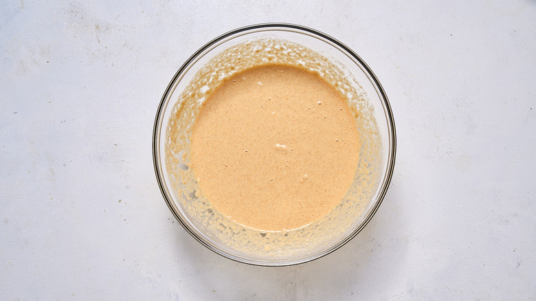 beer batter in bowl