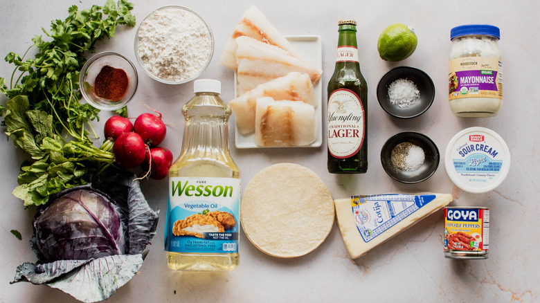 beer-battered fish tacos ingredients