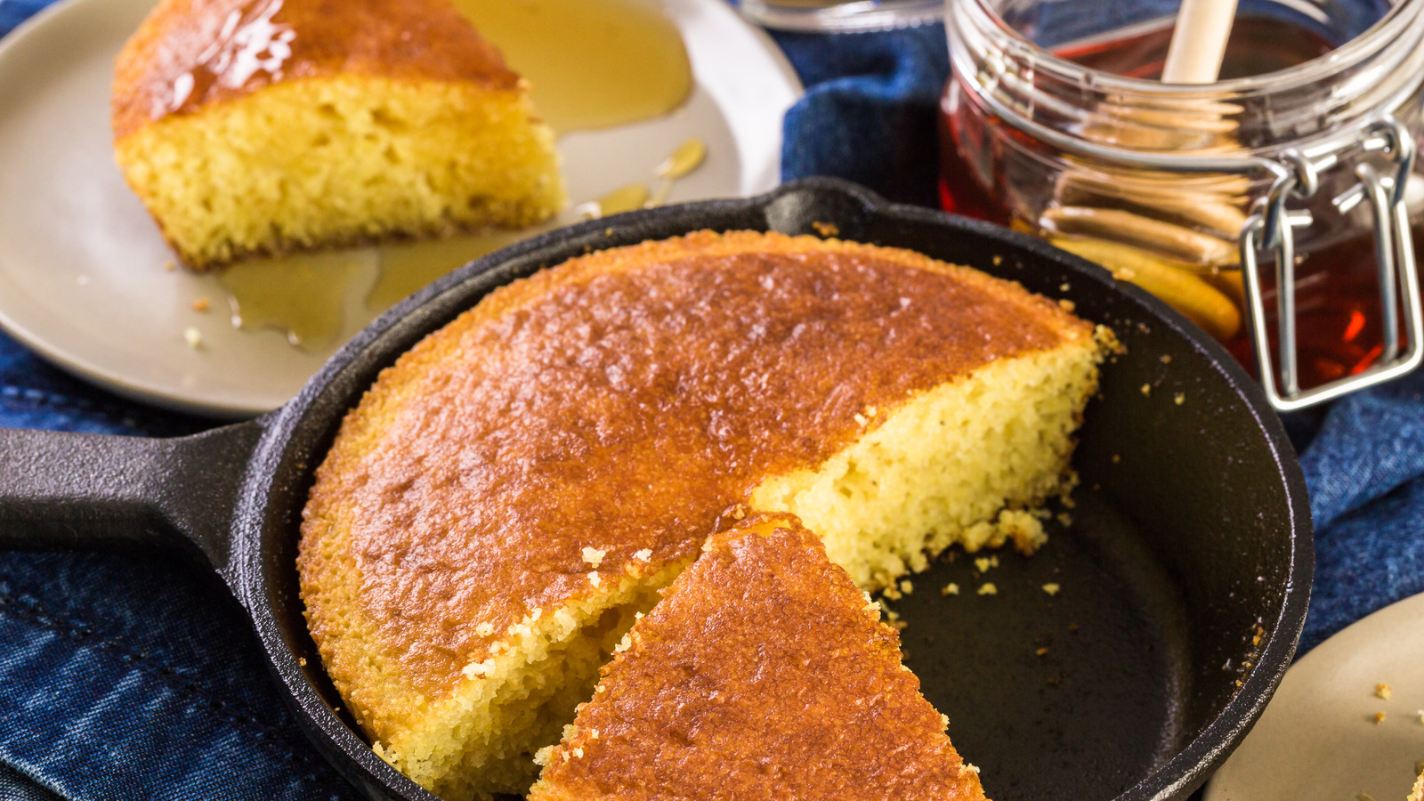 Southern Cast Iron Skillet Cornbread • Bread Booze Bacon