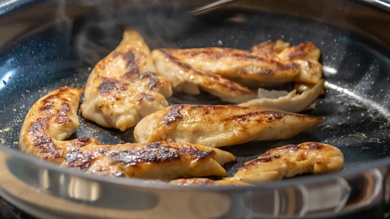 searing chicken in butter