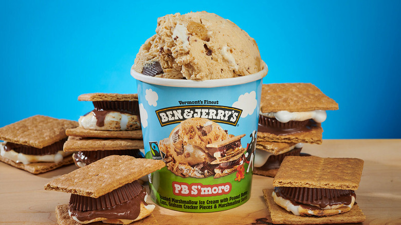 Ben & Jerry's PB S'more ice cream