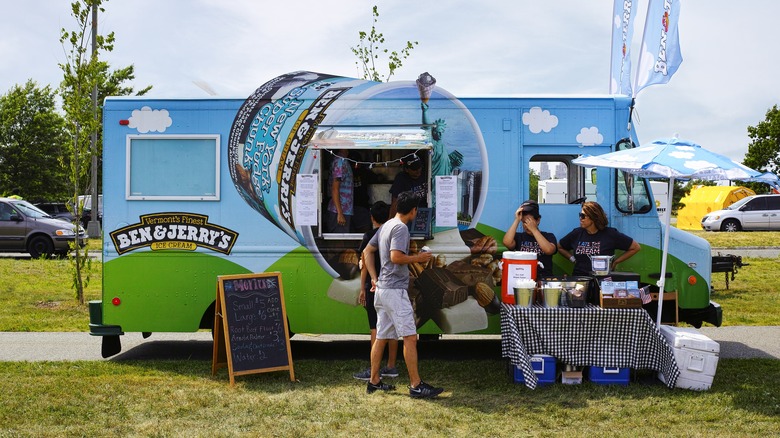 Ben & Jerry's scoop truck