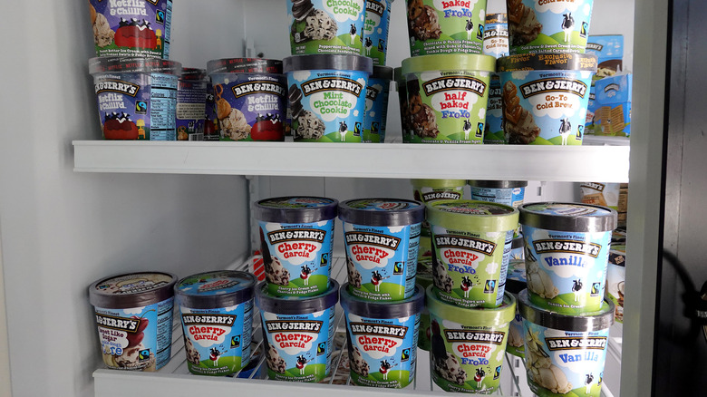 Ben & Jerry's in freezer