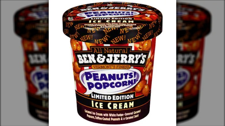 Ben & Jerry's Peanuts! Popcorn!