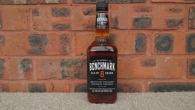 Bottle of Benchmark bourbon