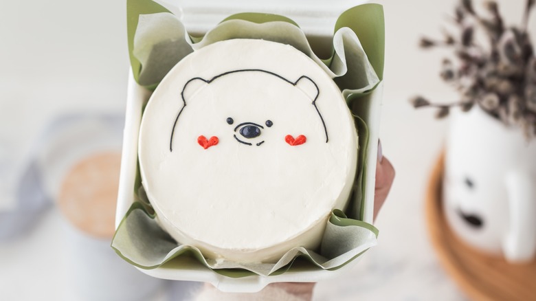 Bento cake with bear