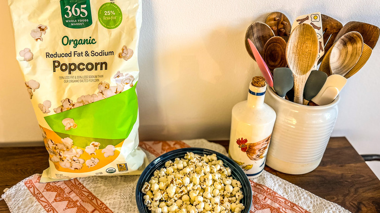 Whole Foods popcorn in a bowl