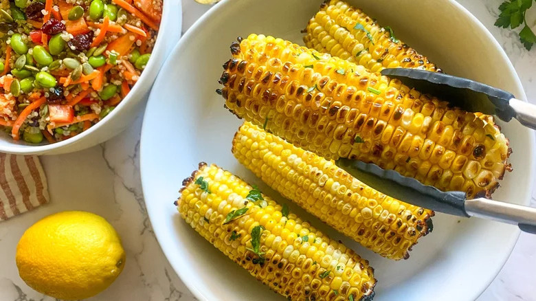 grilled corn on the cob