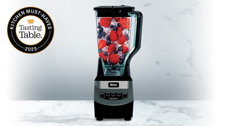 Ninja professional blender with berries