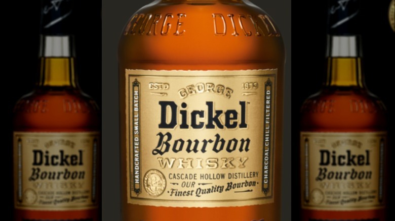 Bottle of George Dickel Bourbon