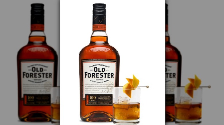 Old Forrester 100 proof bourbon