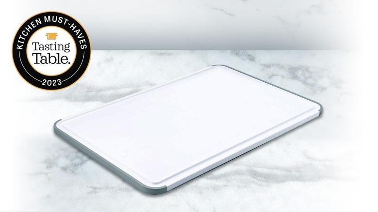 KitchenAid white plastic cutting board