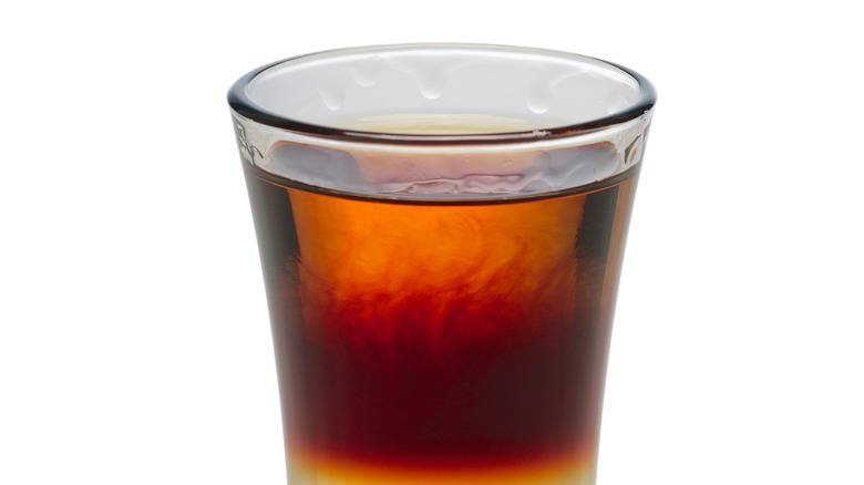 Jagermeister shot with coffee