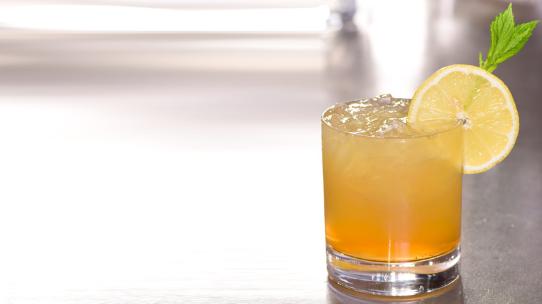 whiskey lemonade cocktail duo