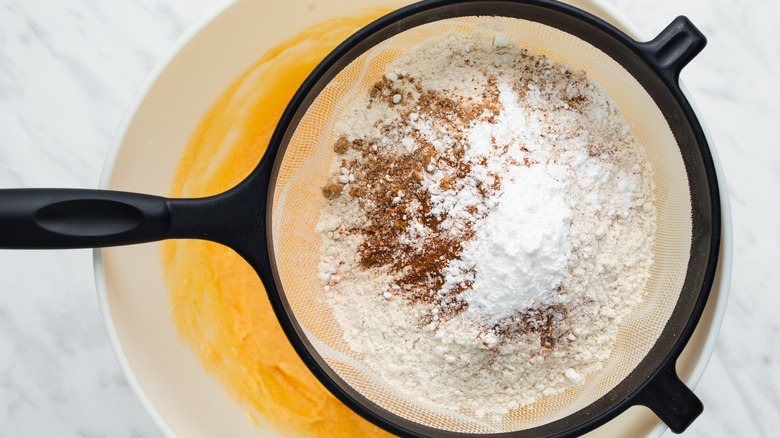 spices in a sifter 