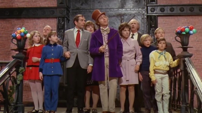 scene from Willy Wonka and the Chocolate Factory