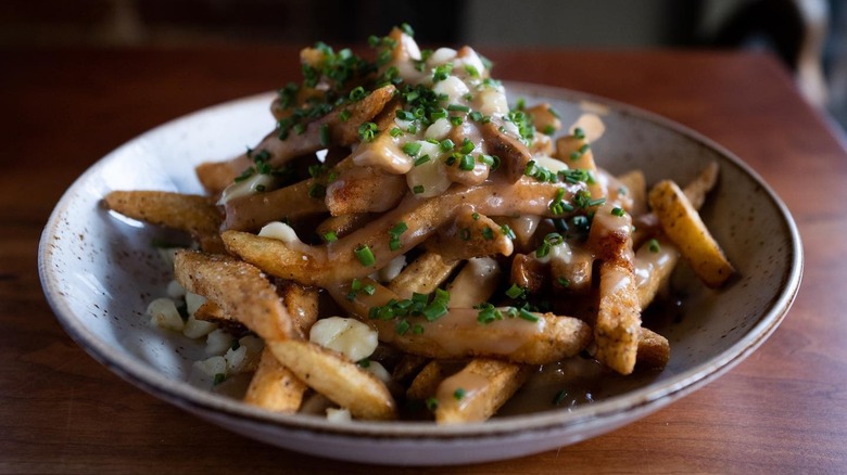 Poutine with duck fat frites